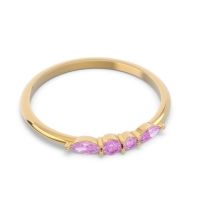Petite Modern Marquise Pave Mukta Ring