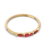 Petite Modern Marquise Pave Mukta Ring