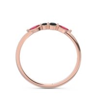 Petite Modern Marquise Pave Mukta Ring