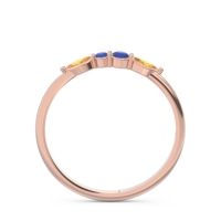 Petite Modern Marquise Pave Mukta Ring
