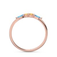 Petite Modern Marquise Pave Mukta Ring