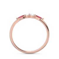 Petite Modern Marquise Pave Mukta Ring