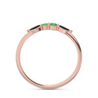 Petite Modern Marquise Pave Mukta Ring