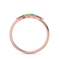Petite Modern Marquise Pave Mukta Ring
