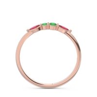 Petite Modern Marquise Pave Mukta Ring