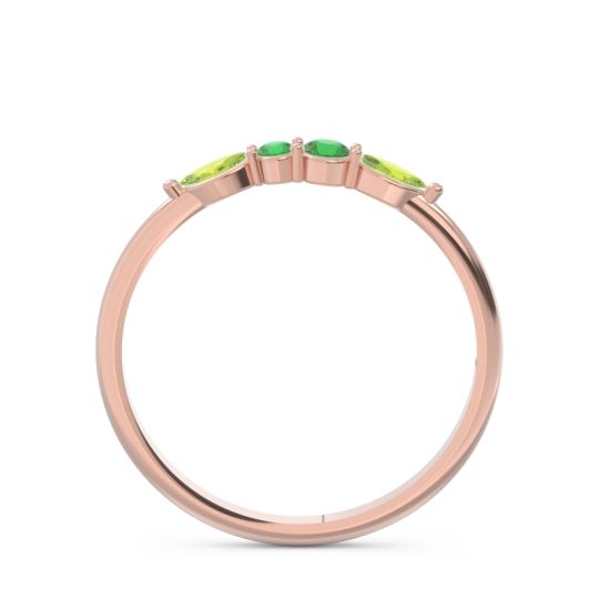Petite Modern Marquise Pave Mukta Ring