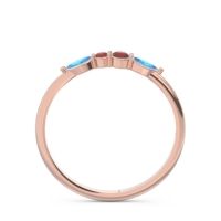 Petite Modern Marquise Pave Mukta Ring