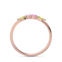 Petite Modern Marquise Pave Mukta Ring