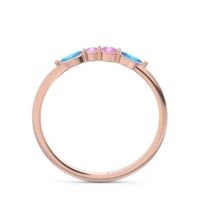 Petite Modern Marquise Pave Mukta Ring