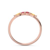 Petite Modern Marquise Pave Mukta Ring