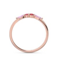 Petite Modern Marquise Pave Mukta Ring