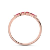 Petite Modern Marquise Pave Mukta Ring