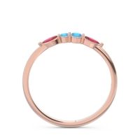 Petite Modern Marquise Pave Mukta Ring