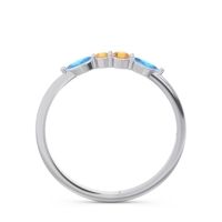 Petite Modern Marquise Pave Mukta Ring