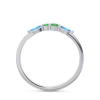 Petite Modern Marquise Pave Mukta Ring