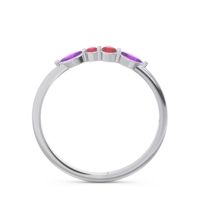 Petite Modern Marquise Pave Mukta Ring