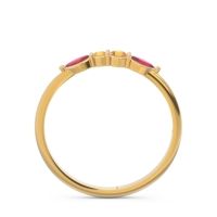 Petite Modern Marquise Pave Mukta Ring