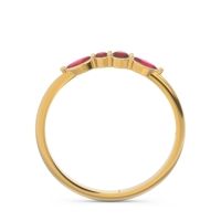 Petite Modern Marquise Pave Mukta Ring