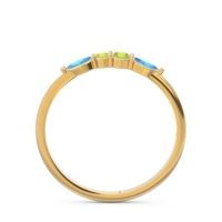 Petite Modern Marquise Pave Mukta Ring