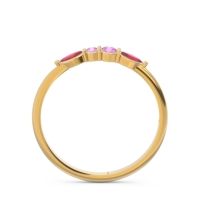 Petite Modern Marquise Pave Mukta Ring