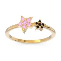 Petite Modern Pave Milati Ring