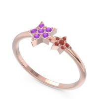 Petite Modern Pave Milati Ring