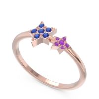 Petite Modern Pave Milati Ring