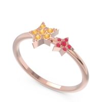 Petite Modern Pave Milati Ring