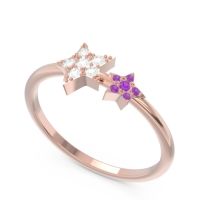 Petite Modern Pave Milati Ring