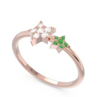 Petite Modern Pave Milati Ring