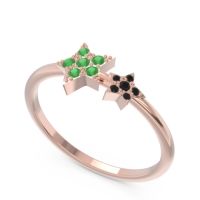 Petite Modern Pave Milati Ring