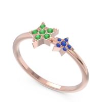 Petite Modern Pave Milati Ring