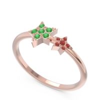 Petite Modern Pave Milati Ring