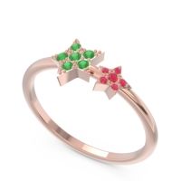 Petite Modern Pave Milati Ring