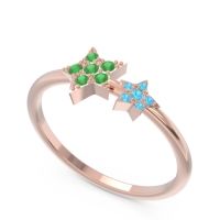 Petite Modern Pave Milati Ring