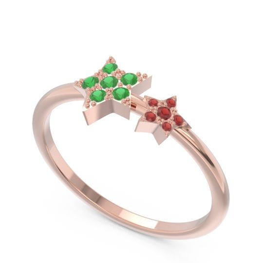 Petite Modern Pave Milati Ring