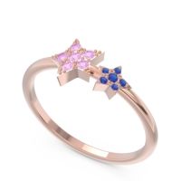 Petite Modern Pave Milati Ring