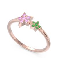 Petite Modern Pave Milati Ring