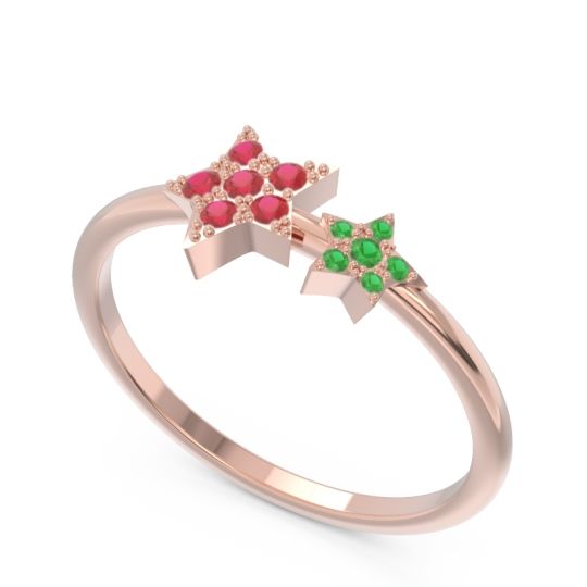 Petite Modern Pave Milati Ring