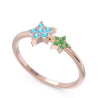 Petite Modern Pave Milati Ring