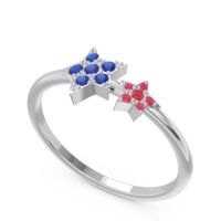 Petite Modern Pave Milati Ring