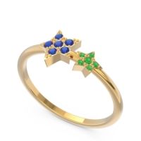 Petite Modern Pave Milati Ring