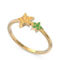 Petite Modern Pave Milati Ring