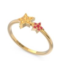 Petite Modern Pave Milati Ring