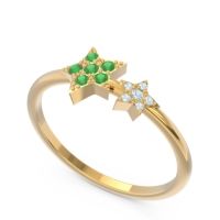 Petite Modern Pave Milati Ring