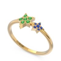 Petite Modern Pave Milati Ring