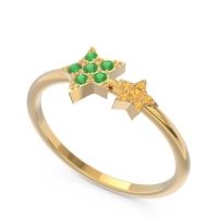 Petite Modern Pave Milati Ring