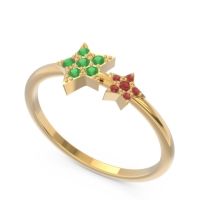 Petite Modern Pave Milati Ring