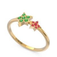 Petite Modern Pave Milati Ring