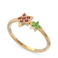 Petite Modern Pave Milati Ring